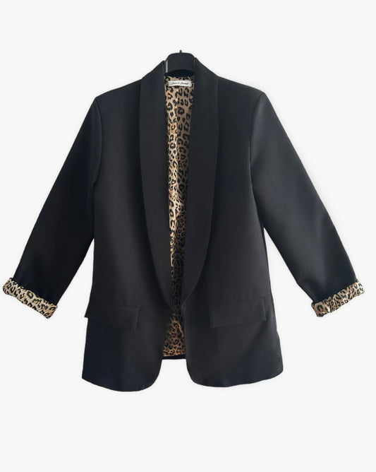 Blazer réversible noir