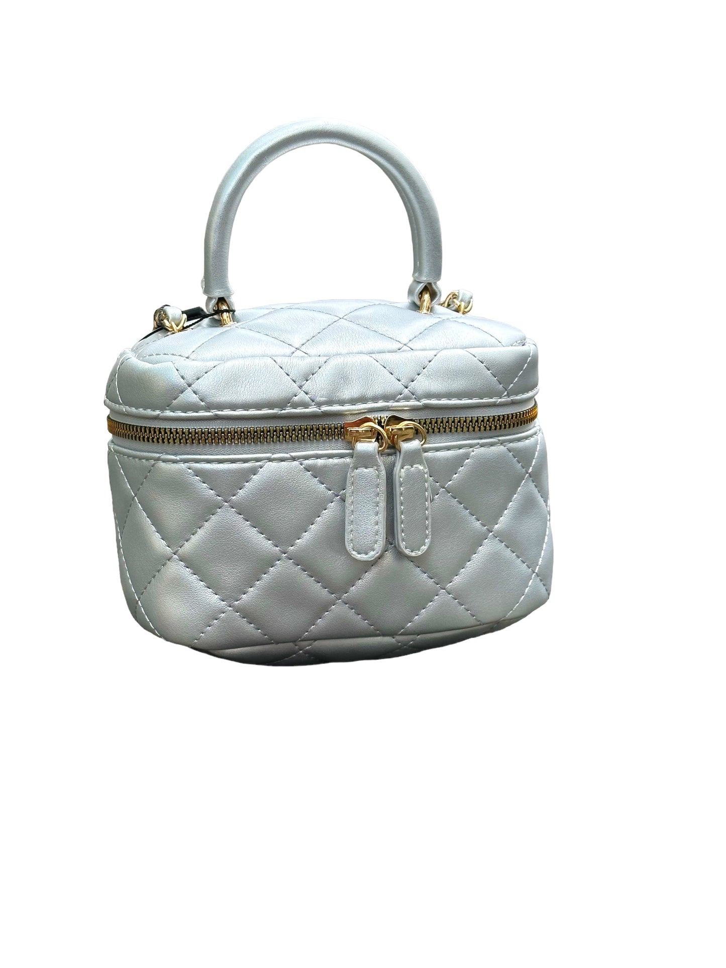 Sac mini boîte Argenté