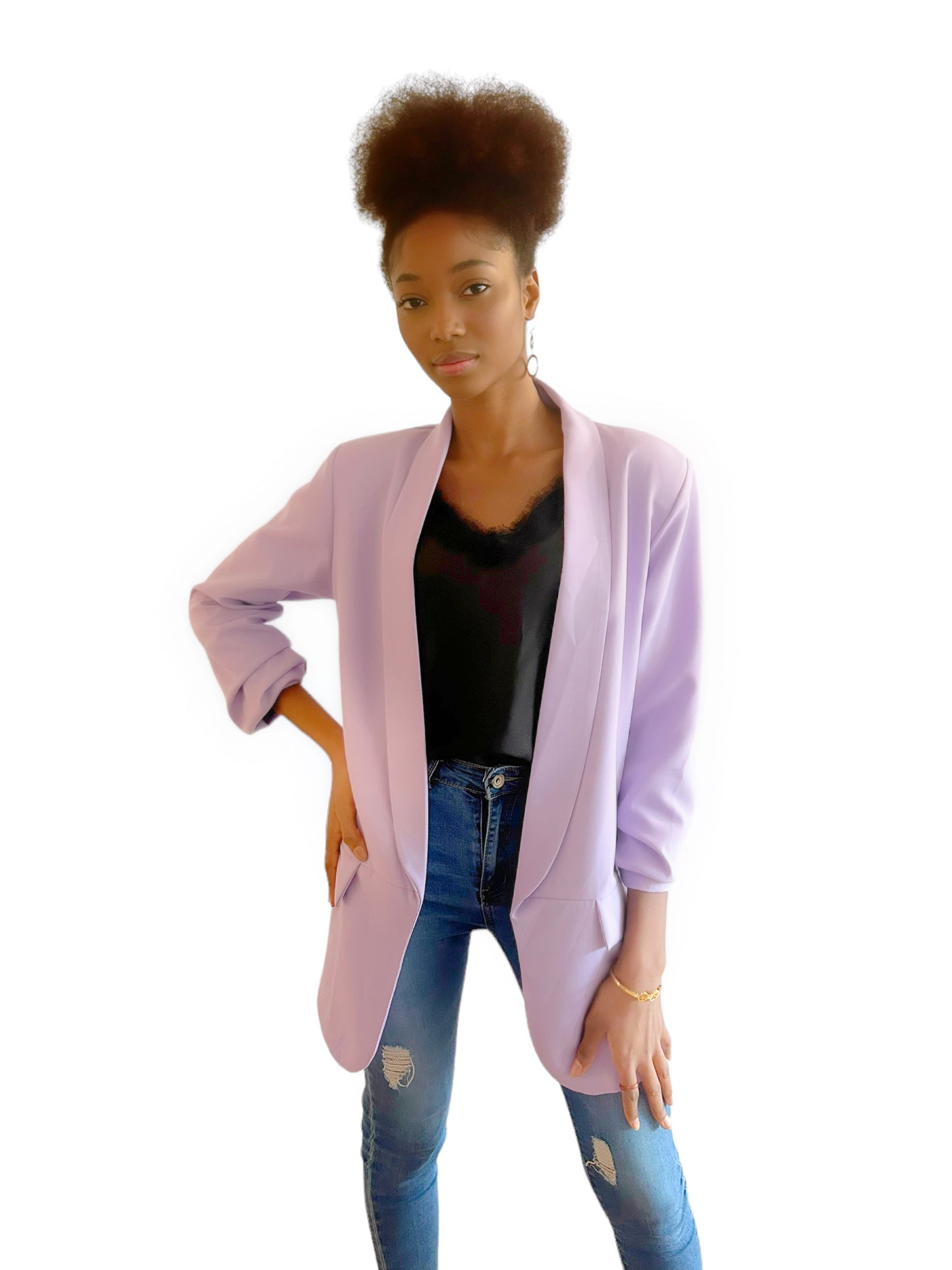 Blazer violet clair